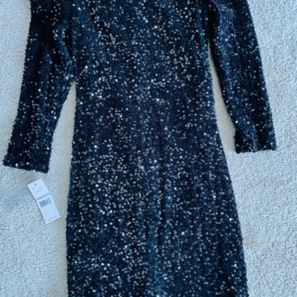 Formal Black Sequin Dress - Picture 3 of 3